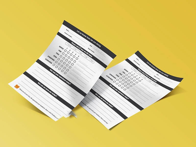 Survey form Survey form