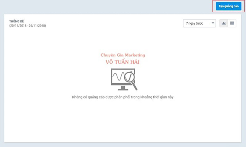 Tạo chiến dịch quảng cáo mới