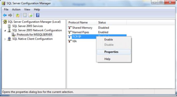 chọn Properties chọn Properties