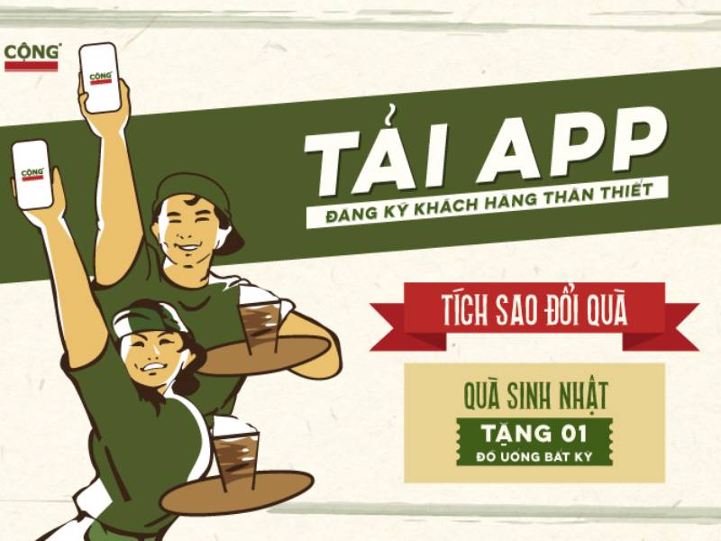 Các chiến lược xúc tiến của Cộng cà phê Các chiến lược xúc tiến của Cộng cà phê