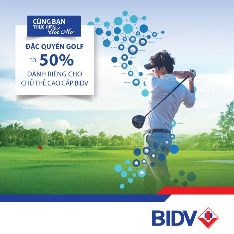 Ưu đãi giảm đến 50% đánh Golf