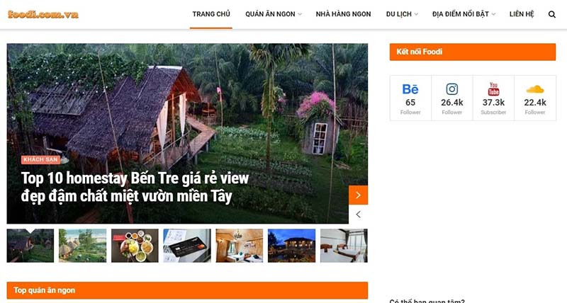 Đăng bài trên các app hoặc trang review để marketing homestay