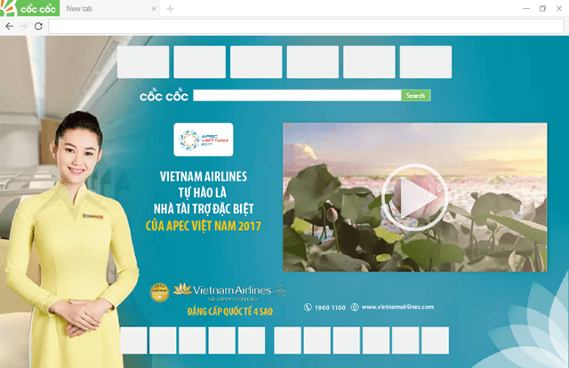 Quảng Cáo BrowserSkin CốcCốc