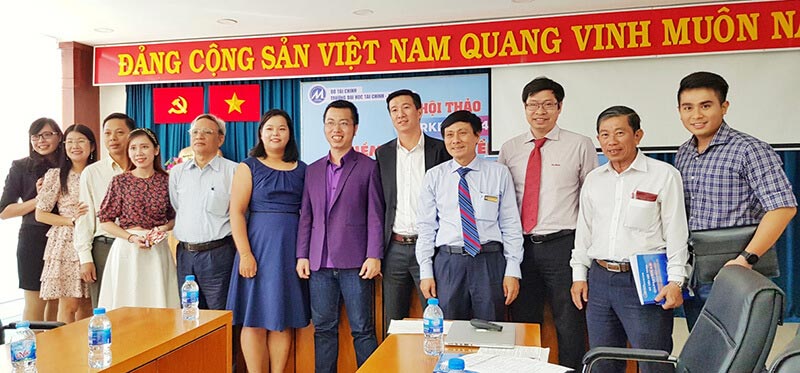 Võ Tuấn Hải chia sẽ tại đại học tài chính marketing