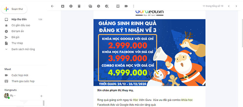 email marketing sale