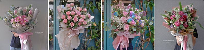 bao bì chất lượng hoa tươi