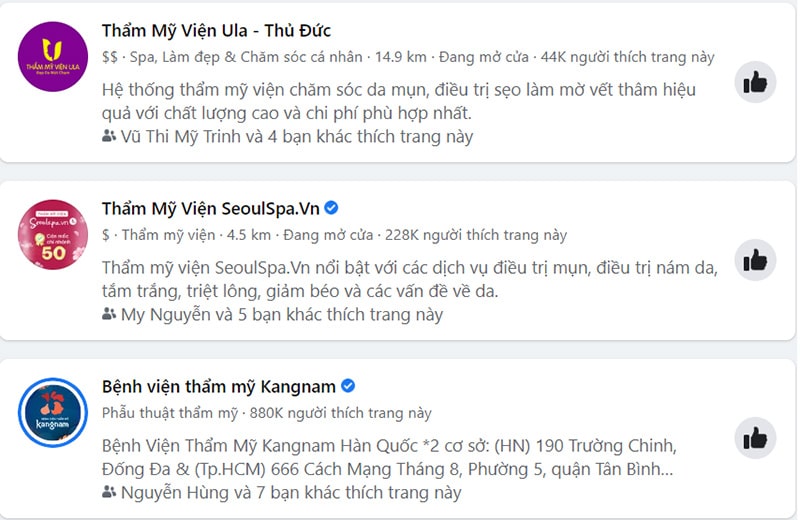 social marketing thẩm mỹ viện